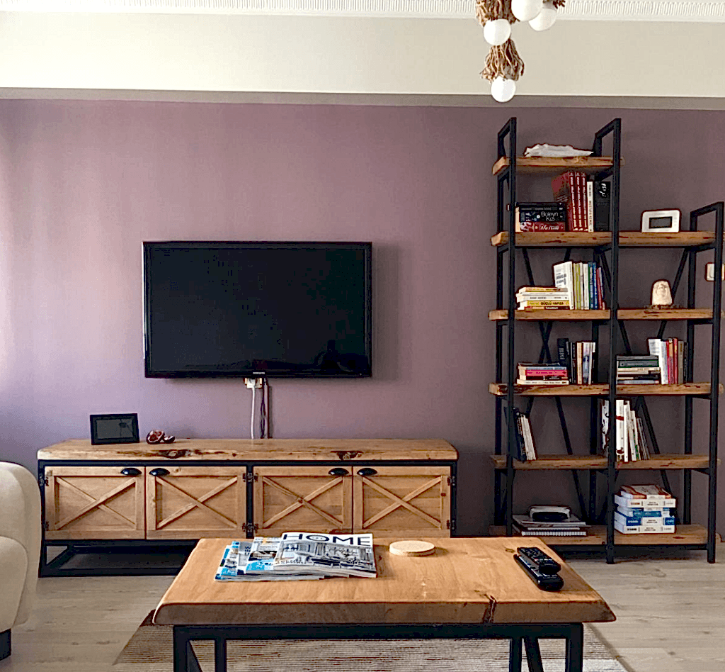 Wooden Salon Takımı