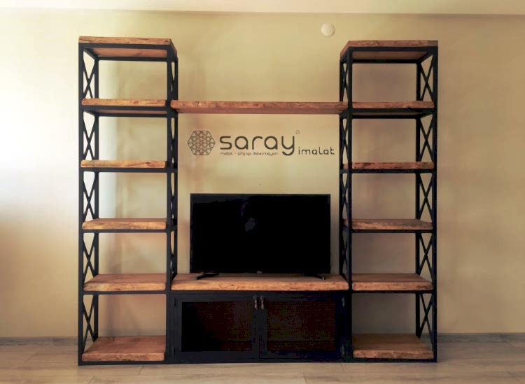 Relate Metal-Ahşap Tv Ünitesi