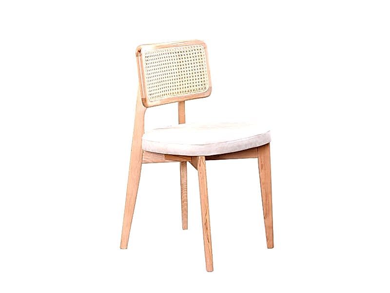 Zion Ahşap Hasırlı Sandalye