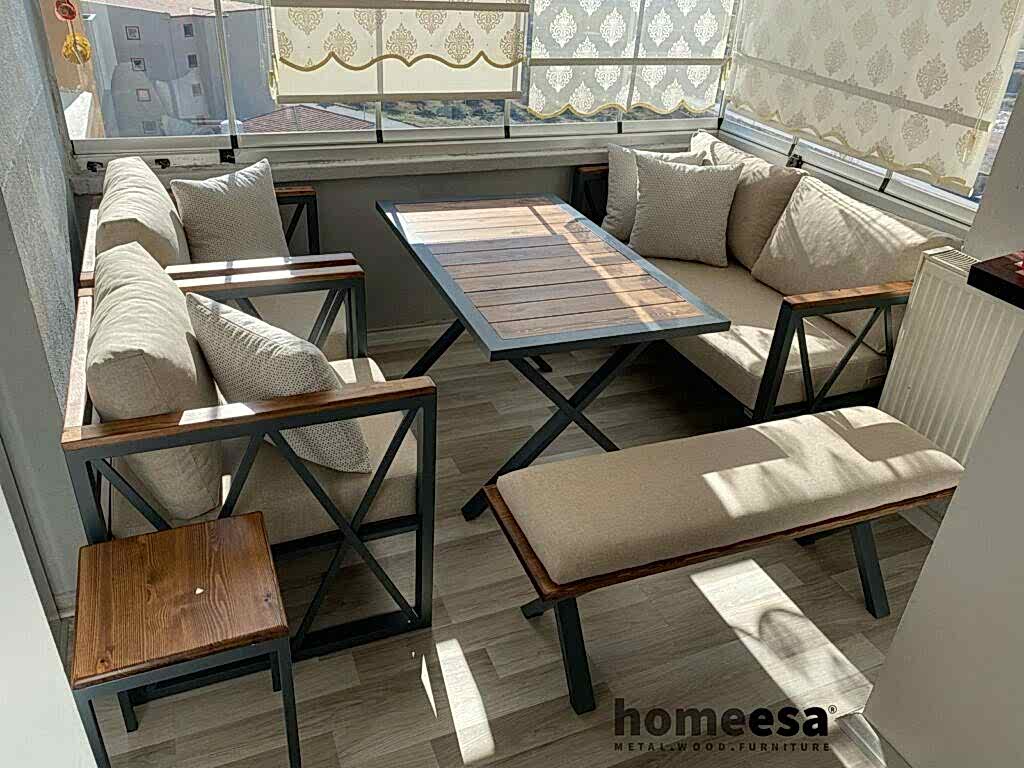Westor27 Balkon Oturma Seti