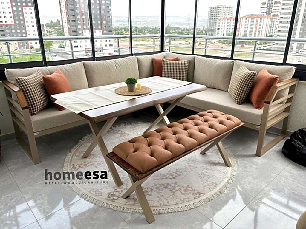 NODE Lion Balkon Köşe Takımı